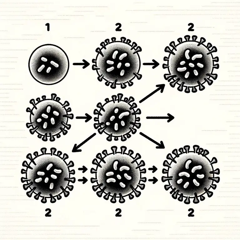 live virus replication